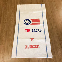 Sacs en polypropylène tissé PP de 10 kg, 25 kg, 50 kg pour riz, aliments pour animaux et litière pour chat