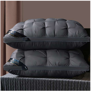 <span class=keywords><strong>Almohada</strong></span> gris para el hogar, cojín de cama de pan con flor retorcida, fibra de poliéster suave, soporte para el cuello, almohadas de abrazo, <span class=keywords><strong>almohada</strong></span> blanca para Hotel - Product Image 6