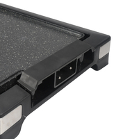 Barbecue électrique de table portable coréen avec cordon d'alimentation