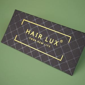 Luxury Wholesale Custom Design Black Painting Hot <b>Gold</b> Foil Stamping Logo Thank You <b>Cards</b> for Small Business Wedding Greeting - Product Image 3