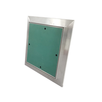 Panneau d'accès moderne carré, ignifuge et étanche en aluminium pour plafonds perforés d'hôpitaux, fabriqué par Gyptek
