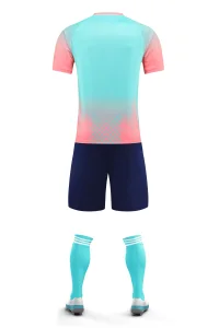 Groothandel Beste Kwaliteit Voetbal Uniform Custom 100% Polyester Heren Voetbal Jersey Pak 2 Delige Set Voetbalkleding Team Sportkleding - Product Image 2