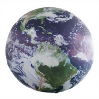 Ballon géant de la planète Terre de 2/3/4 m, vente chaude, ballons gonflables géants pour la promotion, modèle de globe terrestre