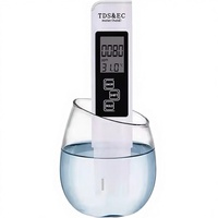 Testeur de qualité de l'eau numérique 3 en 1 le plus récent, compteur TDS EC 0-9990 ppm, multifonctionnel, mesureur de pureté de l'eau, thermomètre, plastique