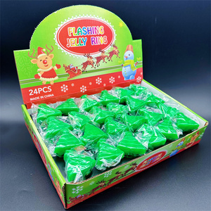 Hot Selling <b>LED</b> Finger <b>Lights</b> <b>Light</b> up Toys Snowman Snowflake Santa <b>Tree</b> Elk Ring Christmas Gift Ring Party Children's Toys - Product Image 5
