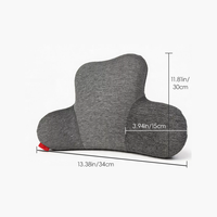 Coussin de siège orthopédique YUE RISE – Coussin lombaire et d'épaule multi-zones de qualité supérieure pour employés de bureau, conducteurs et personnes sédentaires
