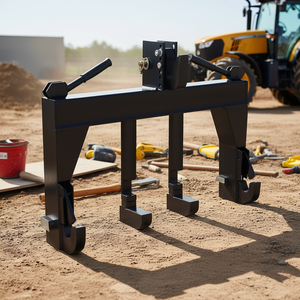 Attelage rapide noir à 3 points pour tracteurs, capacité de 3000 lb, modèle D0100H7HGAJ - Product Image 2