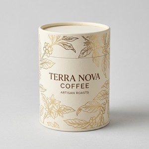 Caja Cilíndrica Redonda de Cartón Rígido de Papel de Arte Premium para Empaque de Cápsulas de Café y Café Molido, Personalizada de Fábrica - Product Image 2