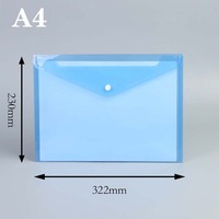 Bolsa de Almacenamiento de Archivos con Logotipo Personalizado, Transparente, Tamaño A4, con Hebilla, para Guardar Pruebas y Documentos