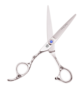 Forbici da Barbiere Professionali Purple Dragon 5.5'' 6'' in Acciaio Inossidabile Giapponese Z8002 per Mano Sinistra, con Lama Affilata per Sfoltire i Capelli - Product Image 2