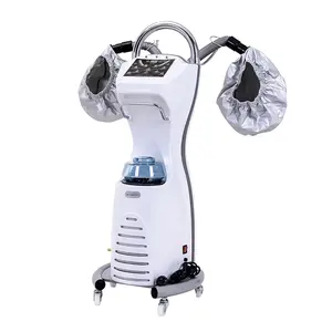 Steamer gaya Modern untuk mesin perawatan Ion rambut kabut mikro dengan penganalisa Wangda Mini 7 In 1 profesional dengan harga terbaik