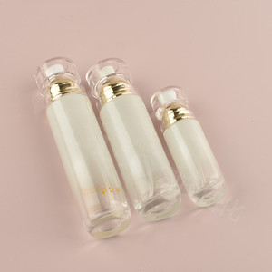 Botella cosmética de vidrio grueso, tarro de viaje, 40ml, 100ml, 120ml, 30g, 50g - Product Image 4