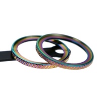 Bague de montre moletée en acier inoxydable 316L H&T de haute qualité, modèle 007 009, avec diamants, écologique et légère, outils et pièces