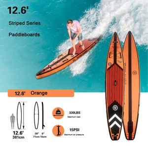 บอร์ดแข่งแบบยืนสองชั้นสำหรับกีฬาทางน้ำบอร์ดพาย<span class=keywords><strong>15PSI</strong></span> แบบปรับแต่งได้ - Product Image 4