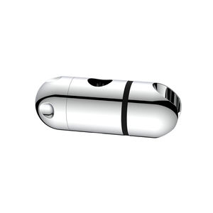 Rail coulissant pour barre de douche ronde chromée - Product Image 1