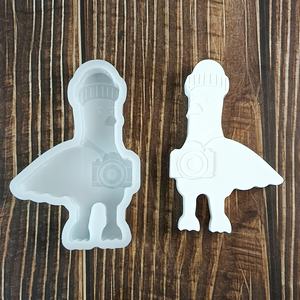 Ins 3D Photogenic Duck Ornaments Gypsum Resin Art Egg Shape <b>Cake</b> <b>Tool</b> for Holiday Baking Packed in OPP Bag S1507 - Product Image 4