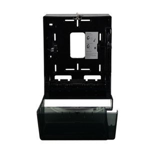Hotel di lusso supporto <span class=keywords><strong>a</strong></span> parete ABS Waterproof Waterproof Roll nero Jumbo Dispenser carta carta carta carta carta portabottiglie scatola di fazzoletti con lucchetto - Product Image 5