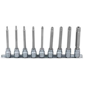 KS TOOLS - 911.3980 Jeu de douilles 3/8 ''Torx inviolable, long, TB20-TB60 (9 pcs) - EAN 4042146176573 HAND SOCKETS 3/8" - Product Image 1