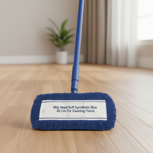 Testina per Scopa Sintetica Morbida Blu 45 Cm per Pulizia Pavimenti - Product Image 3
