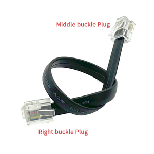 Câble RJ12 avec boucle intermédiaire, se transforme en boucle droite <span class=keywords><strong>EV3</strong></span>, câble d'extension modulaire pour bricolage, 20 cm de long - Product Image 2