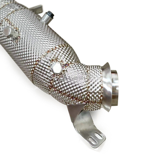 Système d'échappement SS304 pour Mercedes-Benz E450 E450L 4MATIC EQ Boost M256 W213 <span class=keywords><strong>2021</strong></span>+ 1,5 mm Acier inoxydable SUS304 - Product Image 3