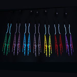 FMT-233 bande lumineuse étanche EL bande lumineuse bande lumineuse de sécurité pour casque requin modèle batterie Rechargeable - Product Image 4