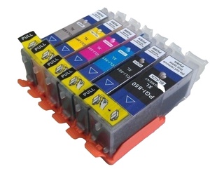 Cartouche d'encre compatible PGI-550 BK, CLI-551 BK, C, M, Y pour <span class=keywords><strong>Canon</strong></span> <span class=keywords><strong>Pixma</strong></span> <span class=keywords><strong>IP7250</strong></span>, MG5450, MG6350, MX925 - Product Image 2