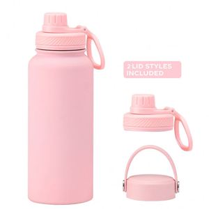 <b>Reusable</b> Custom Logo 600ML/1000ML Stainless Steel Insulated Leak-Proof BPA Free Water Bottle Vacuum Flask 6-12 Hours Thermal - Product Image 2
