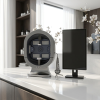 Analyseur d'image cutanée intelligent 3D AI haute définition, analyseur cutané numérique portable, triple caméra anti-âge pour le diagnostic de la peau