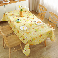 Nappe de Restaurant imperméable de haute qualité, vêtements de Table en PEVA imprimés pour Table à manger