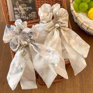 Accesorios para el Cabello con Estampado Tie Dye Bohemio, Diadema Ajustable y Coletero Elástico para Mujer - Product Image 3