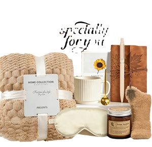 Set de Regalo de Relajación de 9 Piezas para Mujer, Manta Acogedora, Diario, Set de Regalo Perfecto para el Cuidado Personal, Regalo de Cumpleaños, Regalo de Agradecimiento - Product Image 2
