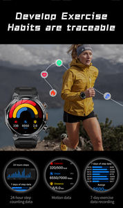 Smartwatch Sportivo per Uomo con Monitoraggio della Salute, Chiamate BT, Display TFT, Impermeabile IP68, Fitness Tracker con Torcia - Product Image 3