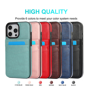 Soporte para tarjetas, funda para teléfono, soporte de cuero de imitación de lujo para <span class=keywords><strong>iPhone</strong></span> 17 <span class=keywords><strong>Pro</strong></span> <span class=keywords><strong>Max</strong></span> 16 Plus 15 14 13 <span class=keywords><strong>12</strong></span> - Product Image 6