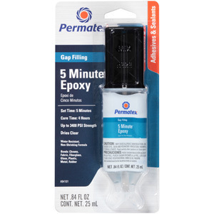 Permatex 5 Minute Epoxy 23 Ml <b>Gap</b> Filling Adhesive For Metal Repair - Product Image 1