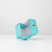 Boîte cadeau en carton moderne de luxe, pliable, en matériaux recyclés, avec logo personnalisé, gaufrage, doublure en éponge, impression quadricolore