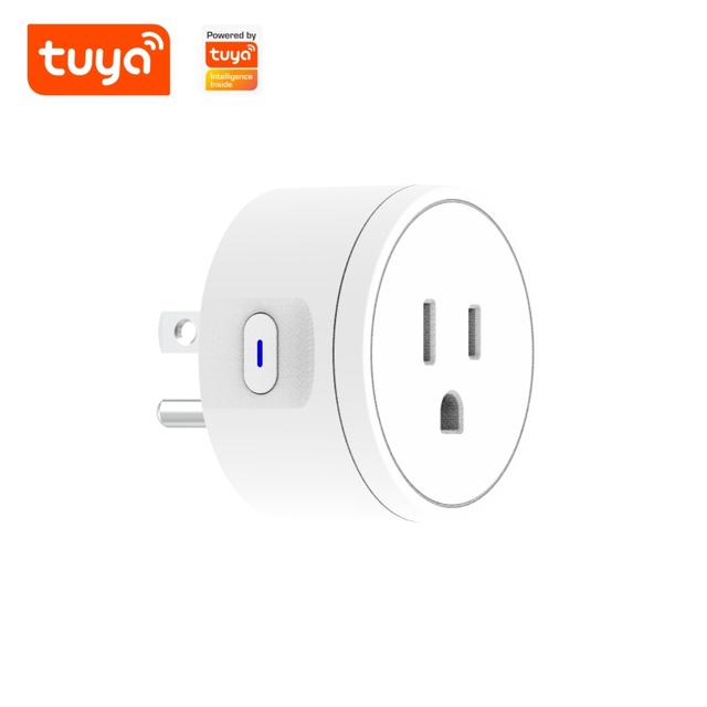 Smart Home Automation Alexa Voice Control 15A Mini US Power Outlet Tuya WiFi Smart Plug Socket