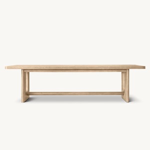 <span class=keywords><strong>Mesa</strong></span> de Comedor Rectangular Extensible de <span class=keywords><strong>Madera</strong></span> Maciza de Roble Negro para Interiores - Product Image 4