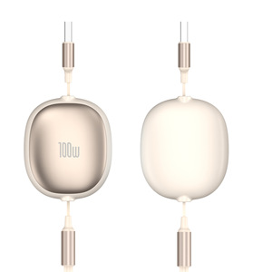 3 In 1 USB Cable 100W Fast <b>Charging</b> Aluminum Alloy TPE Jacket For Iphone And Android Type <b>C</b> Pure Copper Shielded - Product Image 5