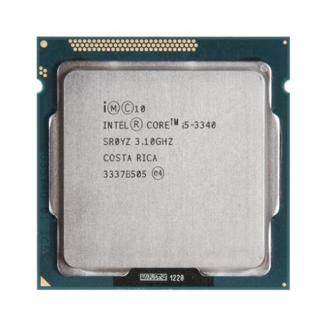 Original For Intel Core I5-3340/SR0YZ CPU Processor 6M Cache 3.10 GHz LGA1155