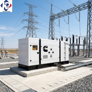 Gruppo Elettrogeno Diesel Super Silenzioso 250/300/600 KVA con Cabina Insonorizzata <span class=keywords><strong>e</strong></span> ATS, Generatore di Energia Elettrica Trifase - Product Image 2