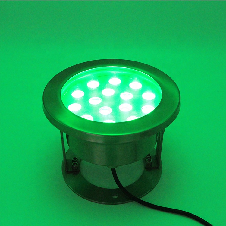 Подводные фонтановые лампы IP68 DC24V RGB водонепроницаемые светодиодные фонари для бассейна
