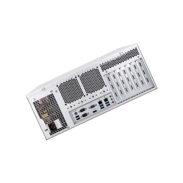 Industrial Strength 4U Fanless Panel PC Server Case LGA1155 PCIe X16 Power Saving Rackmount Computer with Features in Stock