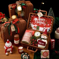 Coffret Cadeau de Noël Personnalisé avec Logo, Panier de Fêtes, Boîte en Gros pour Femmes, Petite Amie, Cadeaux de Fête, Cadeaux de Noël