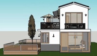 Préfabriqué en acier léger à faible coût de haute qualité de luxe villa maison