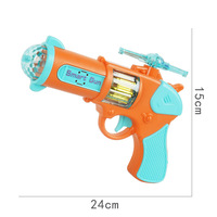 Jouet électronique pour enfants pistolet de Projection sonore et lumineuse colorée pistolet mitrailleur lumineux manuel cadeau pour garçons