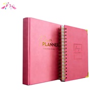 Carnet de Gratitude Personnalisé à Couverture Rigide Gaufrée, Spirale Dorée, Planificateur d'Étude Biblique, Cahier A4/A5/A6, Cadeau avec Emballage Boîte