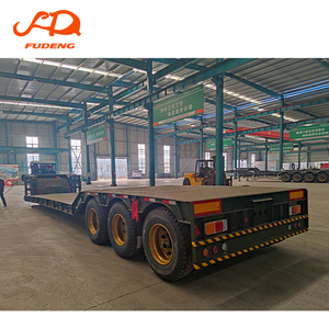 Remorque surbaissée <span class=keywords><strong>à</strong></span> col de cygne détachable FUDENG Group, 100 tonnes, semi-remorque hydraulique amovible <span class=keywords><strong>à</strong></span> plateau bas <span class=keywords><strong>à</strong></span> <span class=keywords><strong>vendre</strong></span> au Congo - Product Image 4