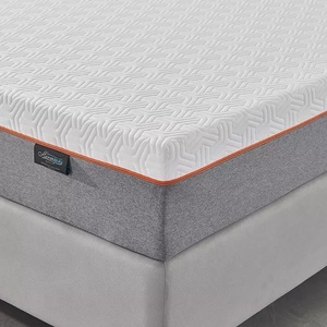Materasso in Memory Foam Gel rinfrescante da 10 pollici con copertura con cerniera Queen Size e letto King size