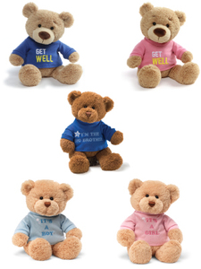 <span class=keywords><strong>Oso</strong></span> de Peluche con Camiseta Azul con la Frase 'I'm the Big Brother', Peluche Unisex de Felpa Corta para Edades de 1 Año en Adelante, Marrón, 12 Pulgadas - Product Image 2